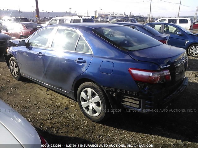 4T1BE46K48U218761 - 2008 TOYOTA CAMRY CE/LE/XLE/SE BLUE photo 3