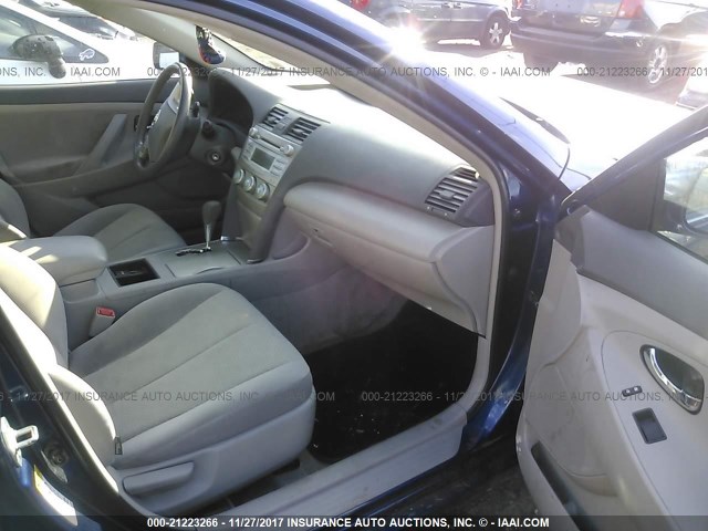 4T1BE46K48U218761 - 2008 TOYOTA CAMRY CE/LE/XLE/SE BLUE photo 5