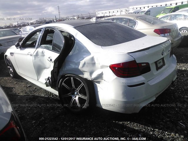 WBSFV9C51ED593870 - 2014 BMW M5 WHITE photo 3