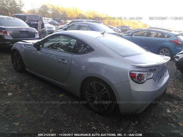 JF1ZNAA11D2730733 - 2013 TOYOTA SCION FR-S SILVER photo 3