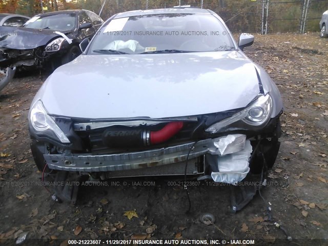 JF1ZNAA11D2730733 - 2013 TOYOTA SCION FR-S SILVER photo 6