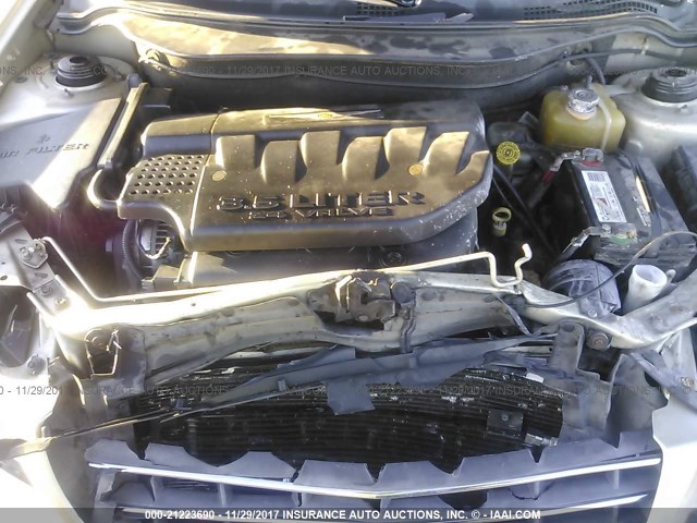 2C8GF78455R502494 - 2005 CHRYSLER PACIFICA LIMITED TAN photo 10