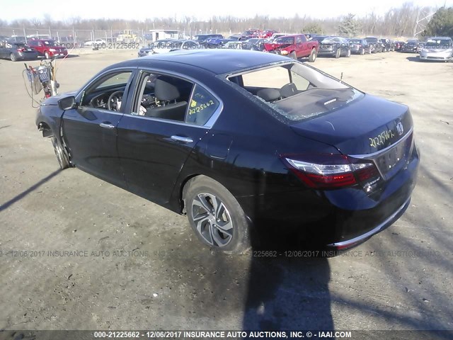 1HGCR2F30HA109534 - 2017 HONDA ACCORD LX BLACK photo 3