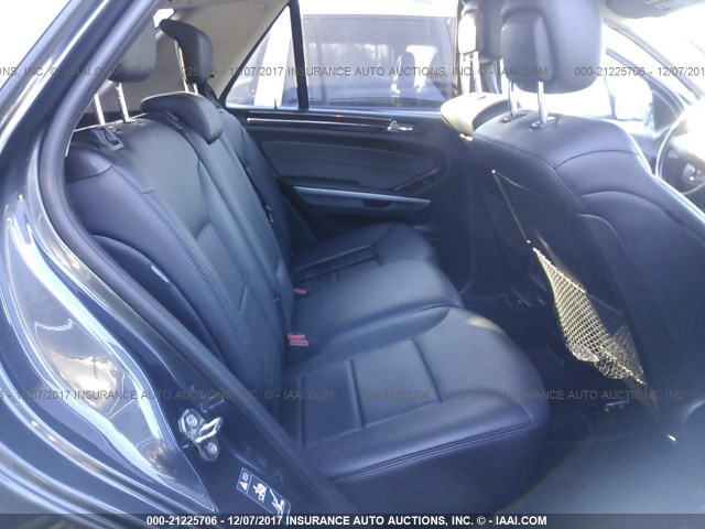 4JGBB8GB2BA702841 - 2011 MERCEDES-BENZ ML 350 4MATIC GRAY photo 8
