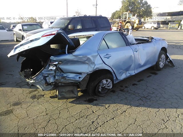 4T4BF1FK8CR201102 - 2012 TOYOTA CAMRY SE/LE/XLE 蓝色 照片 4