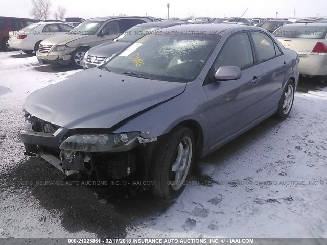 1YVHP80C275M63241 - 2007 MAZDA 6 I GRAY photo 2