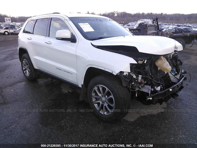 1C4RJFBM1EC528434 - 2014 JEEP GRAND CHEROKEE LIMITED WHITE photo 1