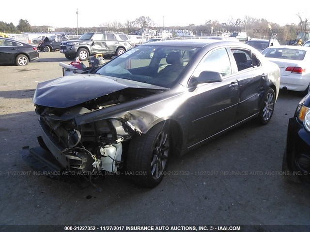 1G1ZE5EB8AF286767 - 2010 CHEVROLET MALIBU LTZ 灰色 照片 2