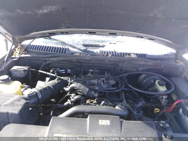 1FMDU75W02ZB67576 - 2002 FORD EXPLORER LIMITED თაფლისფერი ფოტო 10