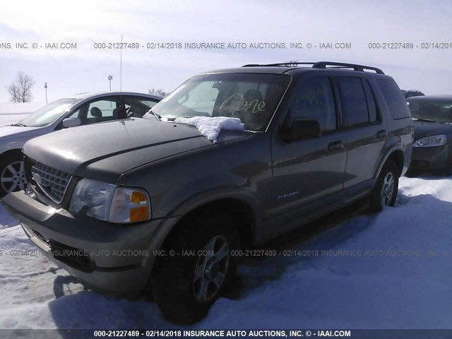 1FMDU75W02ZB67576 - 2002 FORD EXPLORER LIMITED თაფლისფერი ფოტო 2