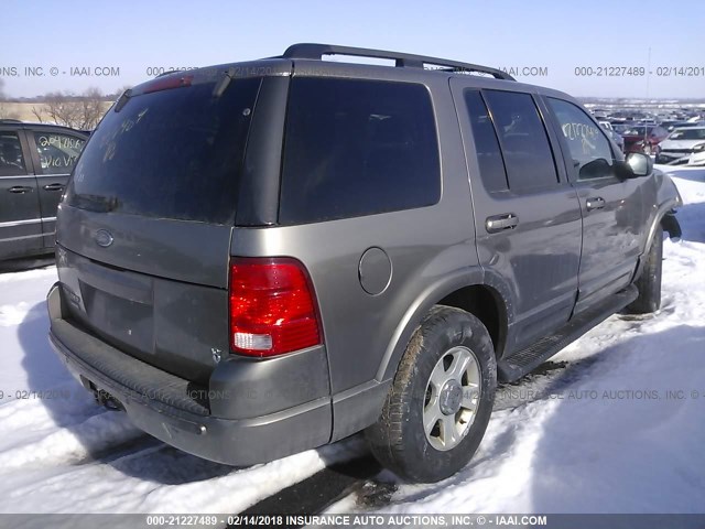 1FMDU75W02ZB67576 - 2002 FORD EXPLORER LIMITED TAN photo 4