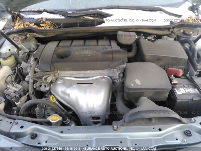 4T4BF3EK4BR134655 - 2011 TOYOTA CAMRY SE/LE/XLE 青色 照片 10