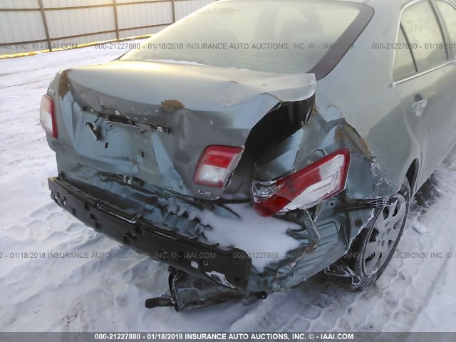 4T4BF3EK4BR134655 - 2011 TOYOTA CAMRY SE/LE/XLE 青色 照片 6