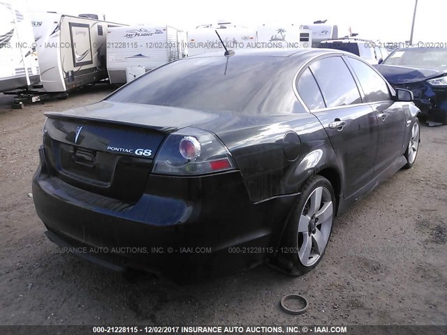 6G2EC57YX9L218083 - 2009 PONTIAC G8 GT BLACK photo 4