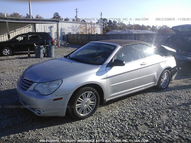 1C3LC45K88N608728 - 2008 CHRYSLER SEBRING SILVER photo 2