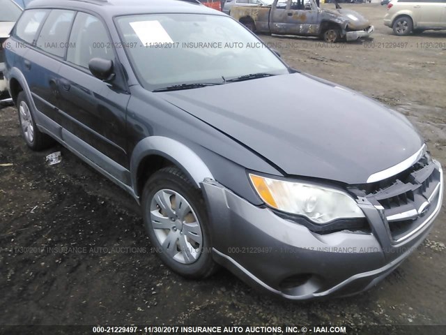 4S4BP60C397329440 - 2009 SUBARU OUTBACK BLUE photo 1