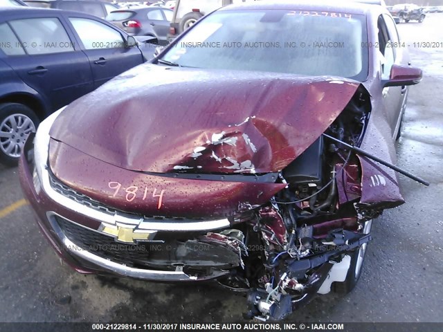 1G11C5SL3FF355078 - 2015 CHEVROLET MALIBU 1LT 勃艮第红 照片 6