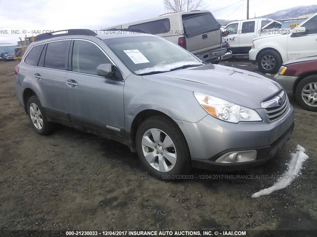 4S4BRBCC7B3360010 - 2011 SUBARU OUTBACK 2.5I PREMIUM SILVER photo 1