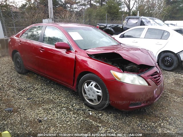 4T1BE46K77U122802 - 2007 TOYOTA CAMRY NEW GENERAT CE/LE/XLE/SE RED photo 1