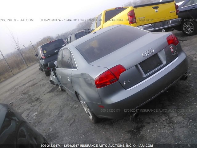 WAUDF78E27A156731 - 2007 AUDI A4 2.0T QUATTRO GRAY photo 3