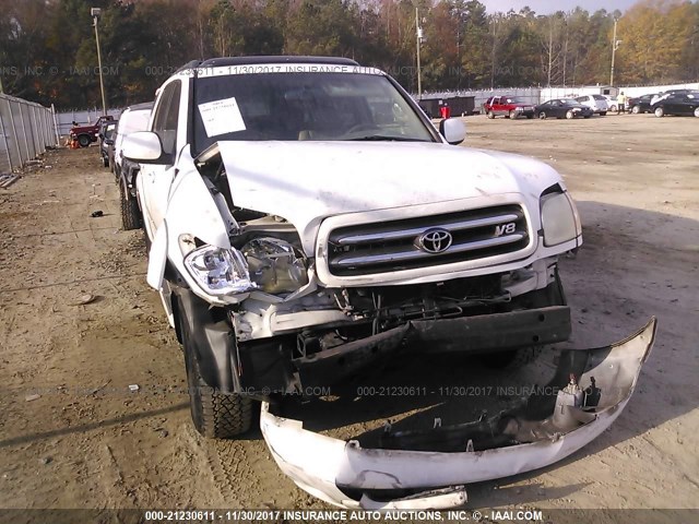 5TDZT38AX3S176262 - 2003 TOYOTA SEQUOIA LIMITED WHITE photo 6