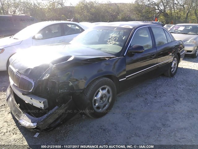 1G4CU5218V4652400 - 1997 BUICK PARK AVENUE ULTRA BLACK photo 2