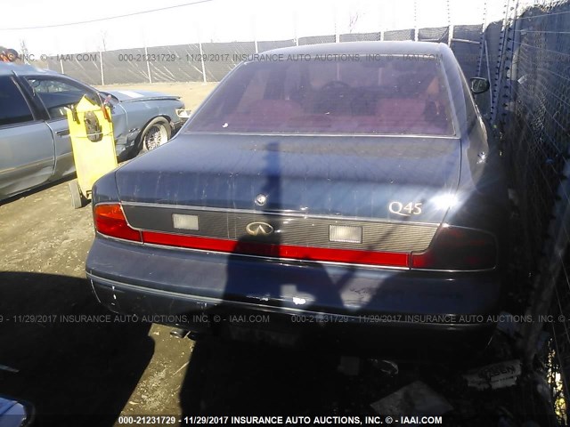 JNKNG01D4RM252597 - 1994 INFINITI Q45 BLUE photo 4