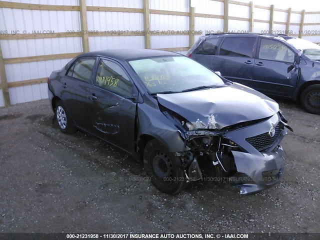 JTDBU4EE9A9111748 - 2010 TOYOTA COROLLA S/LE/XLE GRAY photo 1