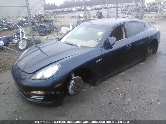 WP0AA2A77BL012009 - 2011 PORSCHE PANAMERA 2/4 BLUE photo 2