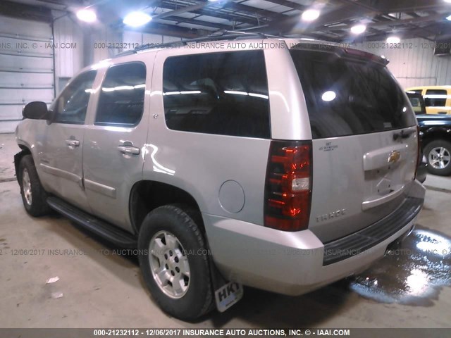 1GNFK13037J316395 - 2007 CHEVROLET TAHOE K1500 SILVER photo 3