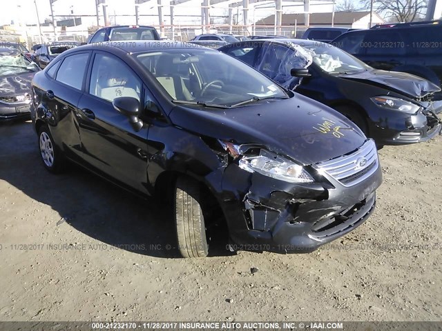 3FADP4BJ2DM129747 - 2013 FORD FIESTA SE BLACK photo 6