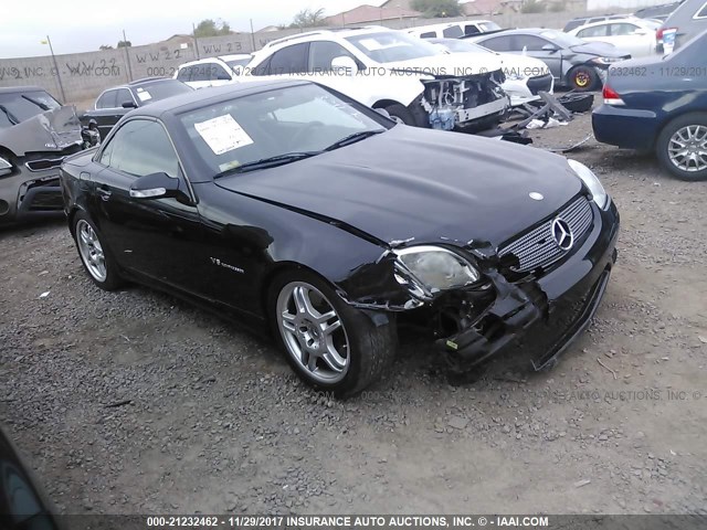 WDBKK66FX2F266187 - 2002 MERCEDES-BENZ SLK 32 AMG KOMPRESSOR BLACK photo 1