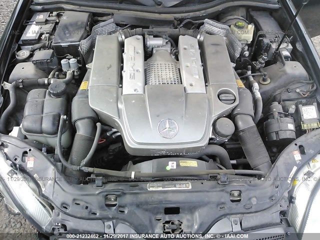 WDBKK66FX2F266187 - 2002 MERCEDES-BENZ SLK 32 AMG KOMPRESSOR BLACK photo 10