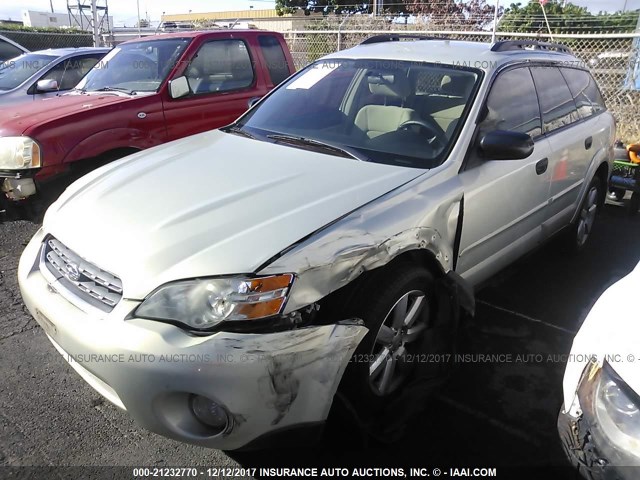 4S4BP61C467336178 - 2006 SUBARU LEGACY OUTBACK 2.5I GOLD photo 2