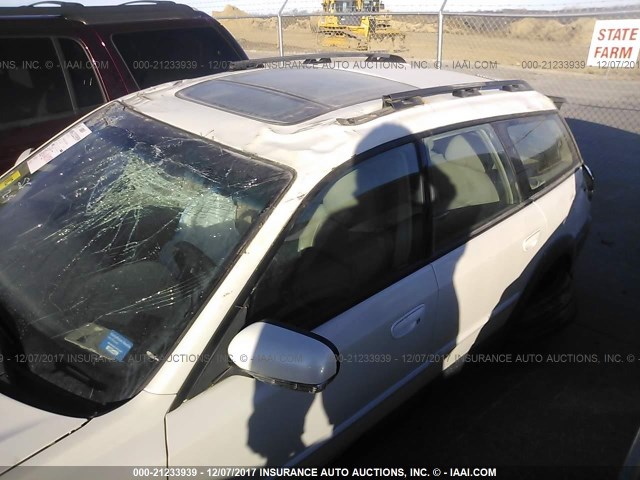 4S4BP67CX54334331 - 2005 SUBARU LEGACY OUTBACK 2.5 XT LIMITED WHITE photo 6