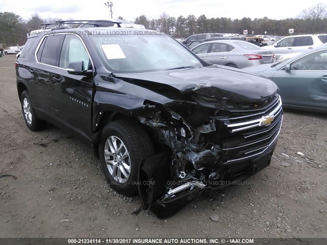 1GNEVGKW6JJ103699 - 2018 CHEVROLET TRAVERSE LT BLACK photo 6