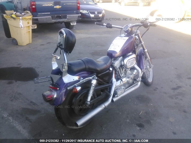 1HD4CJM112K144471 - 2002 HARLEY-DAVIDSON XL883 C PURPLE photo 4