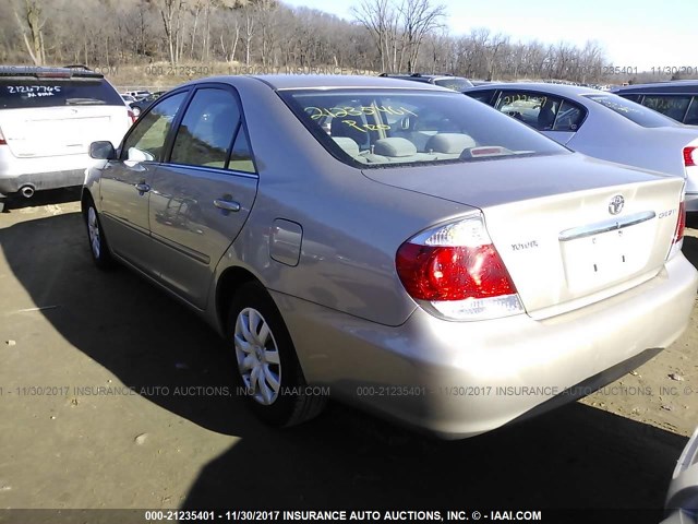 4T1BE30K45U082887 - 2005 TOYOTA CAMRY LE/XLE/SE 棕色 照片 3