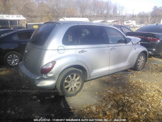 3A4FY58B77T521651 - 2007 CHRYSLER PT CRUISER TOURING SILVER photo 4