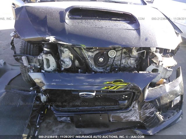 JF1VA1B68G9834474 - 2016 SUBARU WRX BLACK photo 6