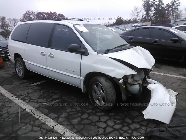 1B4GP44G2YB785188 - 2000 DODGE GRAND CARAVAN SE/SPORT WHITE photo 1