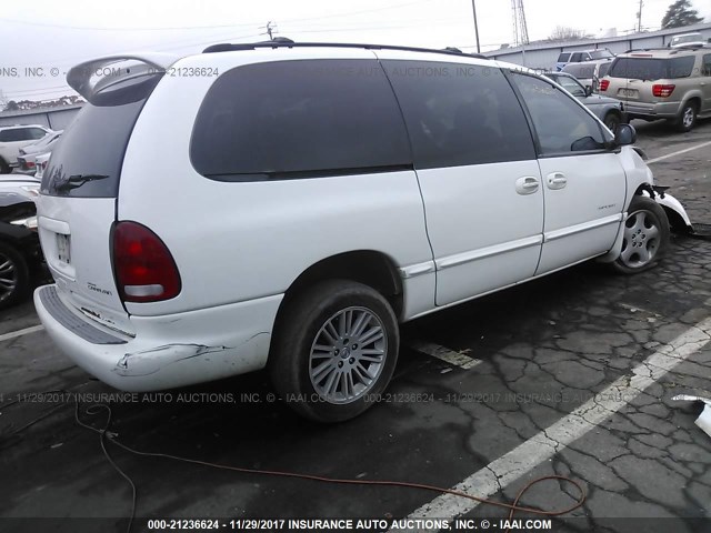 1B4GP44G2YB785188 - 2000 DODGE GRAND CARAVAN SE/SPORT WHITE photo 4