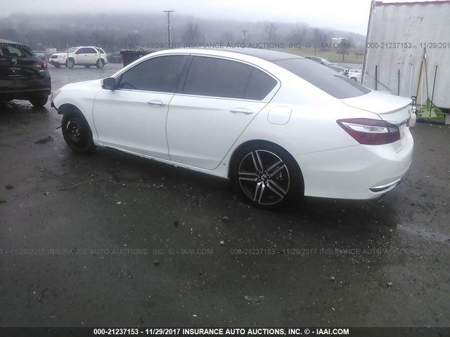 1HGCR2F54GA015639 - 2016 HONDA ACCORD SPORT Biały zdjęcie 3