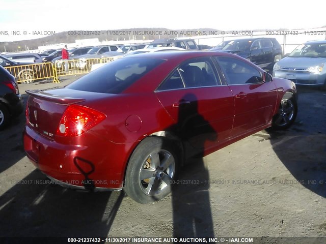 1G2ZA5EKXA4163216 - 2010 PONTIAC G6 RED photo 4