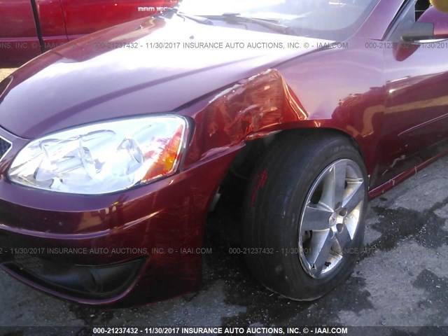 1G2ZA5EKXA4163216 - 2010 PONTIAC G6 RED photo 6