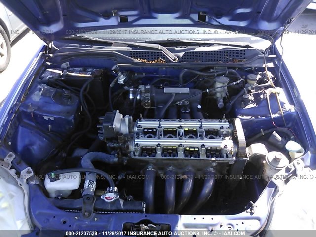 1HGEM1153YL104357 - 2000 HONDA CIVIC SI/SIR BLUE photo 10