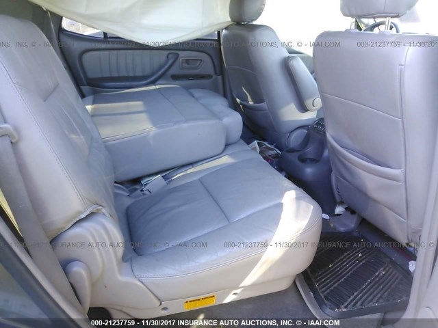 5TDBT48A95S256629 - 2005 TOYOTA SEQUOIA LIMITED GRAY photo 8
