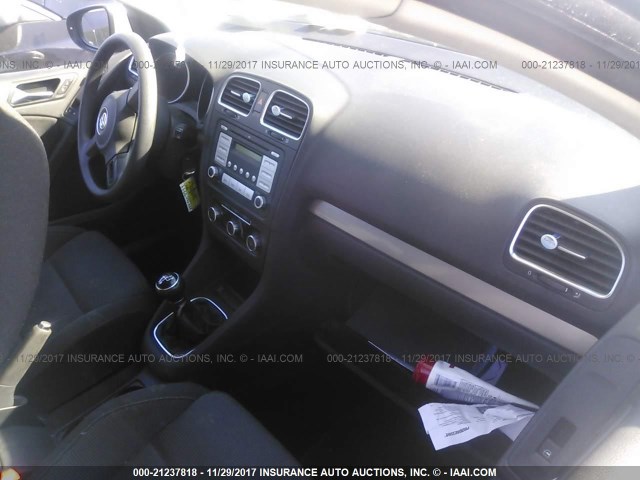 WVWAB7AJ5AW271746 - 2010 VOLKSWAGEN GOLF 银色 照片 5