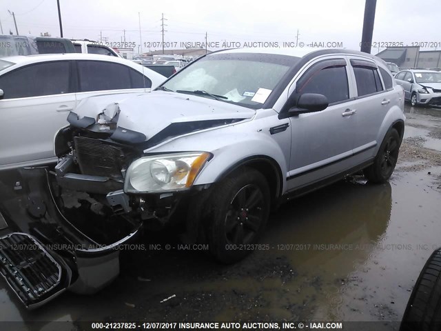 1B3CB4HAXAD606994 - 2010 DODGE CALIBER SXT SILVER photo 2