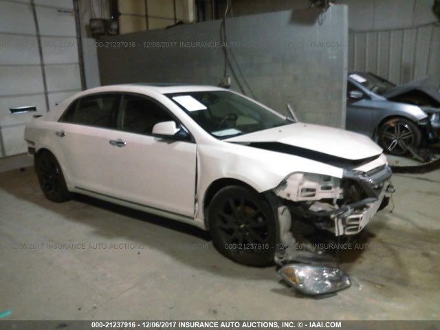 1G1ZE5E19BF190610 - 2011 CHEVROLET MALIBU LTZ WHITE photo 1